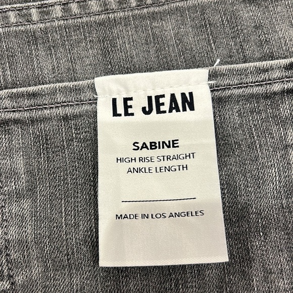 Le Jean By Charlie Gay Sabine High Rise Straight Ankle Length - Picture 6 of 7